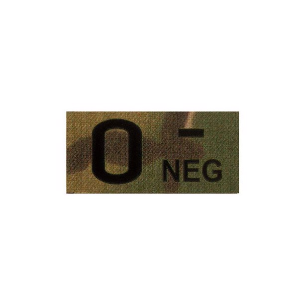 Clawgear 0-NEG IR velcromærke i multicam