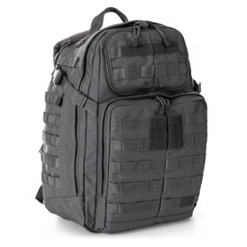 5.11 Tactical Rush24 2.0 Rygsæk, 37 liter i farven Storm set i vinkel forfra