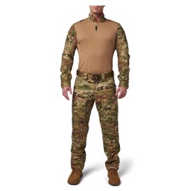 5.11 Tactical V.XI XTU Straight Pant i farven MultiCam set forfra på person