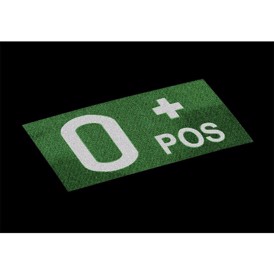 Patch med blodtype og infrarød effekt 