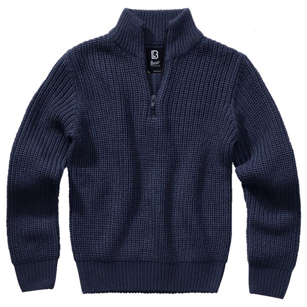 Brandit Kids Marine Troyer Pullover i Navy