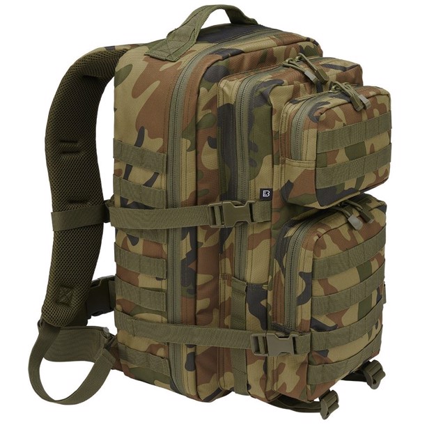 Brandit US Cooper Rygsæk 40 liter, Woodland Camo