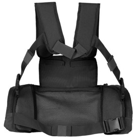 Chest Rig Mission i farven Sort med mesh foer