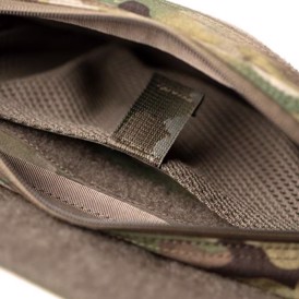 Clawgear Drop Down Velcro Utility Pouch set i farven MultiCam indvendigt