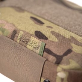 Clawgear Drop Down Velcro Utility Pouch set i farven MultiCam med logo