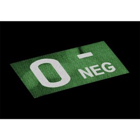 Patch med blodtype og infrarød effekt fra Clawgear