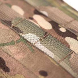 Clawgear Medium Horizontal Utility Pouch Core, MultiCam set med Molle på front