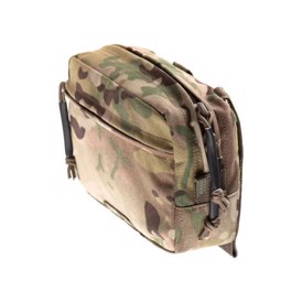 Clawgear Medium Horizontal Utility Pouch Zipped Core, MultiCam set fra siden