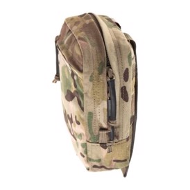 Clawgear Medium Vertical Pouch Zipped Core, MultiCam set fra siden