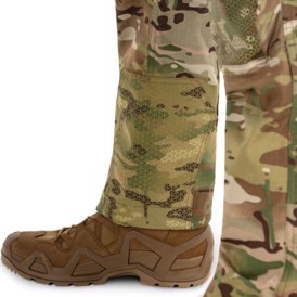 Clawgear Raider Pants MK V ATS, MultiCam set med detalje ved benafslutning