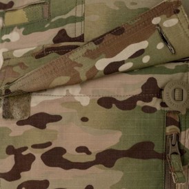 Clawgear Raider Pants MK V i farven MultiCam med velcro og knap på lårlomme