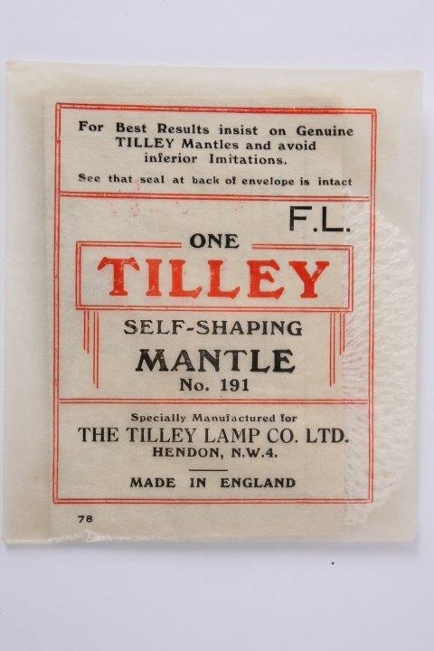 Glodenet Tilley F L Mantle No 191 England