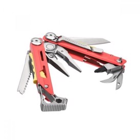 Leatherman Signal Guava med 19 værktøjer inklusiv nylon etui set åben