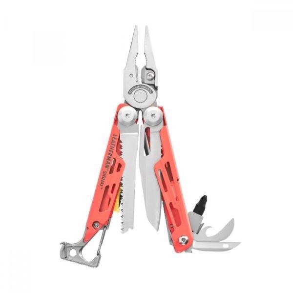 Leatherman Signal Guava med 19 værktøjer inklusiv nylon etui