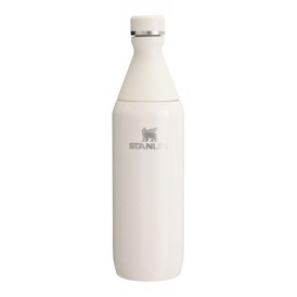 Stanley The All Day Slim Bottle 0,6 liters drikkeflaske set i farven cream