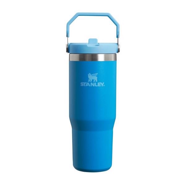 Stanley The Iceflow Flip Straw Tumbler, 0,89 liter set i farven Azure