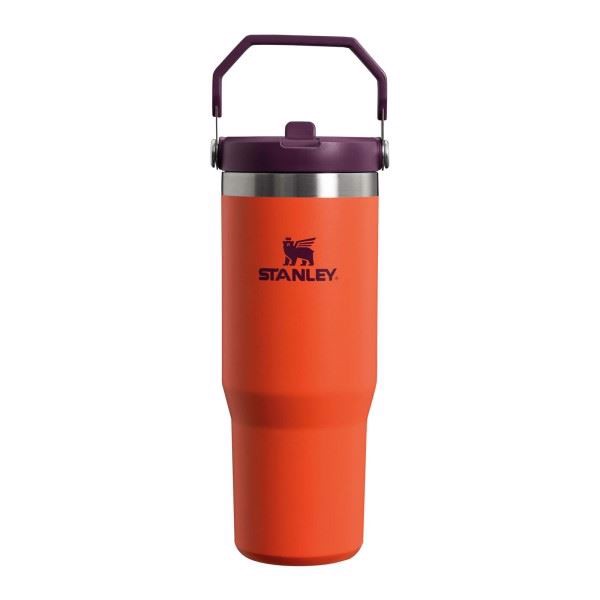 Stanley The Iceflow Flip Straw Tumbler, 0,89 liter set i farven Tigerlily