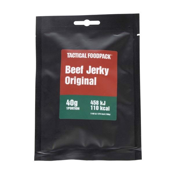 Tactical Foodpack Beef Jerky Original, 110 Kcal