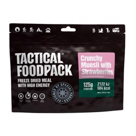 Tactical Foodpack, Crunchy Müsli med Jordbær, 504 Kcal