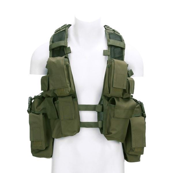 Tactical Load Bearing Vest i farven Grøn