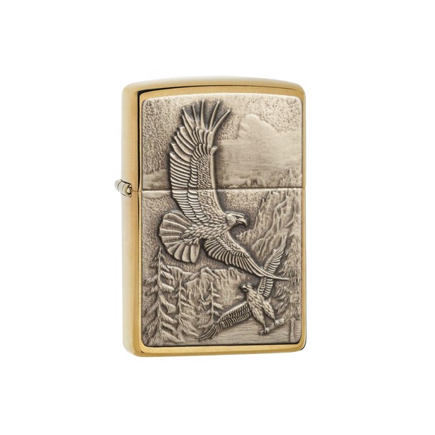 Zippo Where Eagles Dare lighter i messing